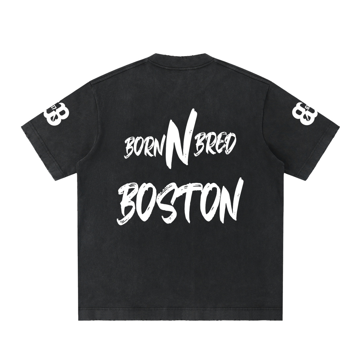 Heavyweight Vintage Washed Frayed T-Shirt