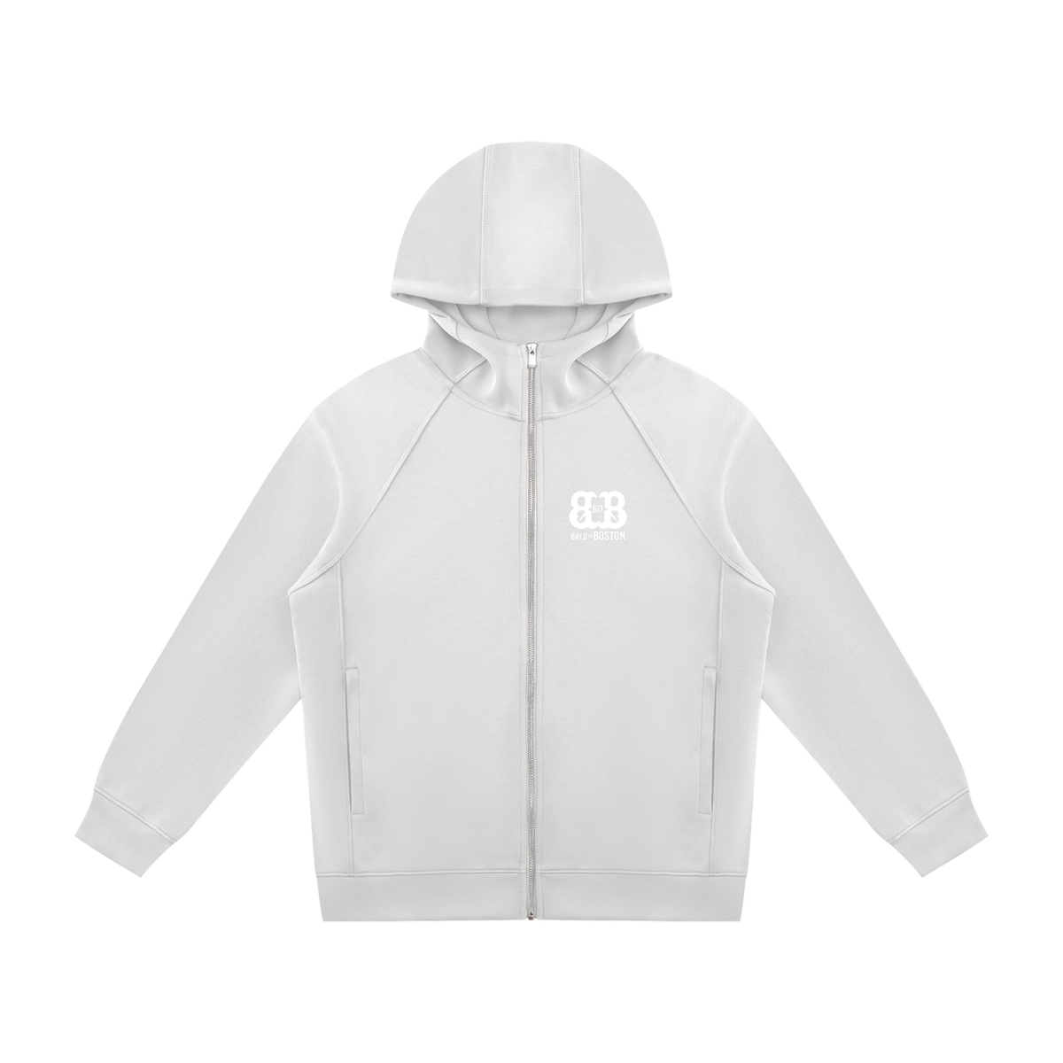 Unisex Raglan Full Zip Hoodie