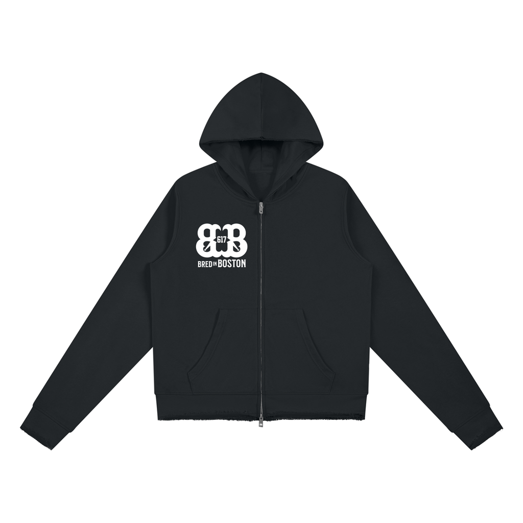 Women’s Raw Edge Full Zip Hoodie