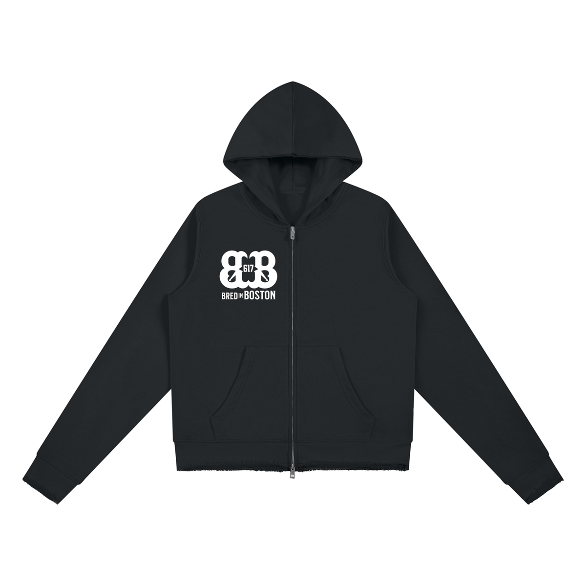 Women’s Raw Edge Full Zip Hoodie