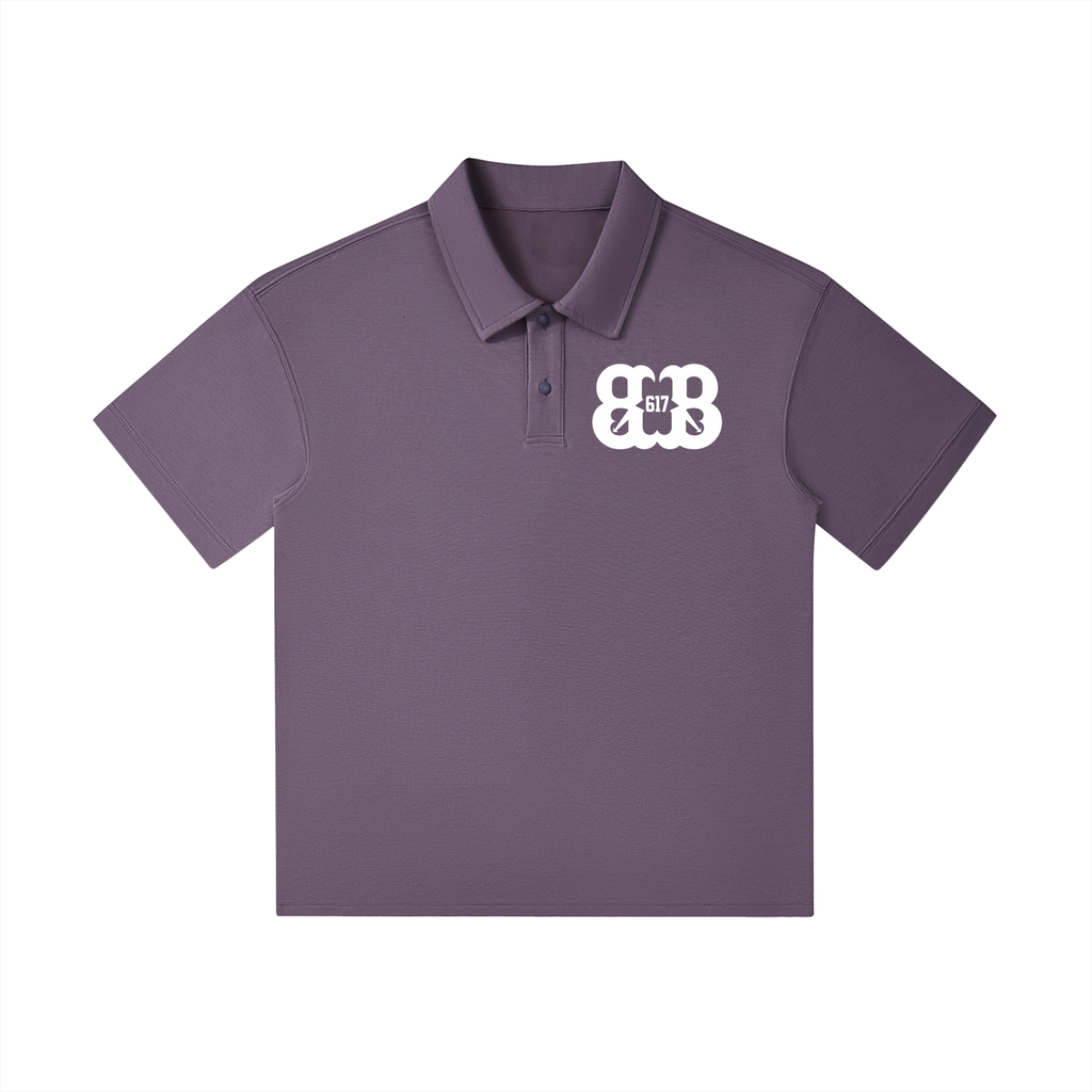 Drop Shoulder Short-Sleeve Polo