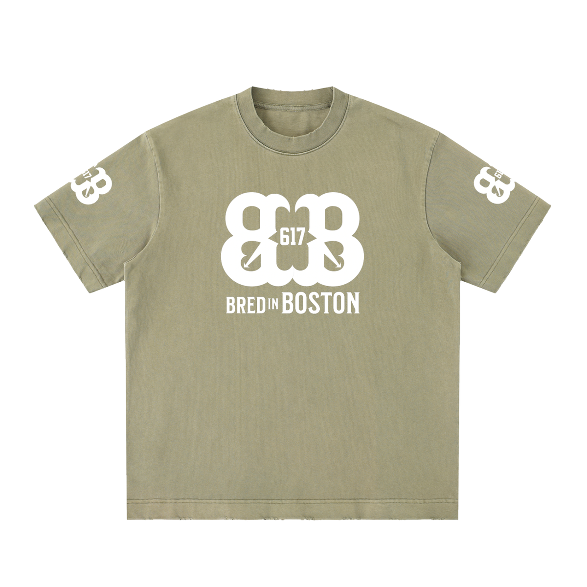 Heavyweight Vintage Washed Frayed T-Shirt