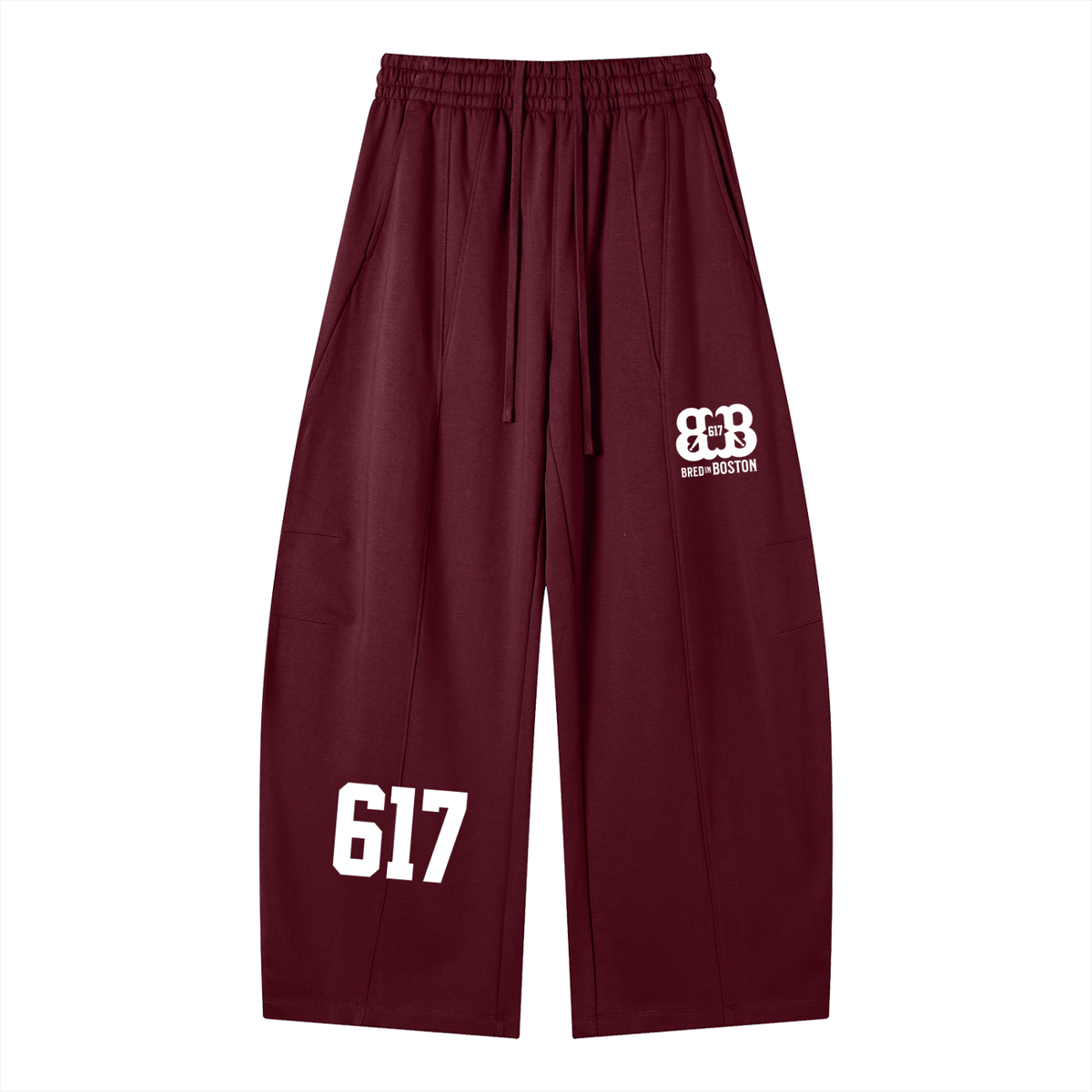 Heavyweight Wide Leg Panel Sweatpants