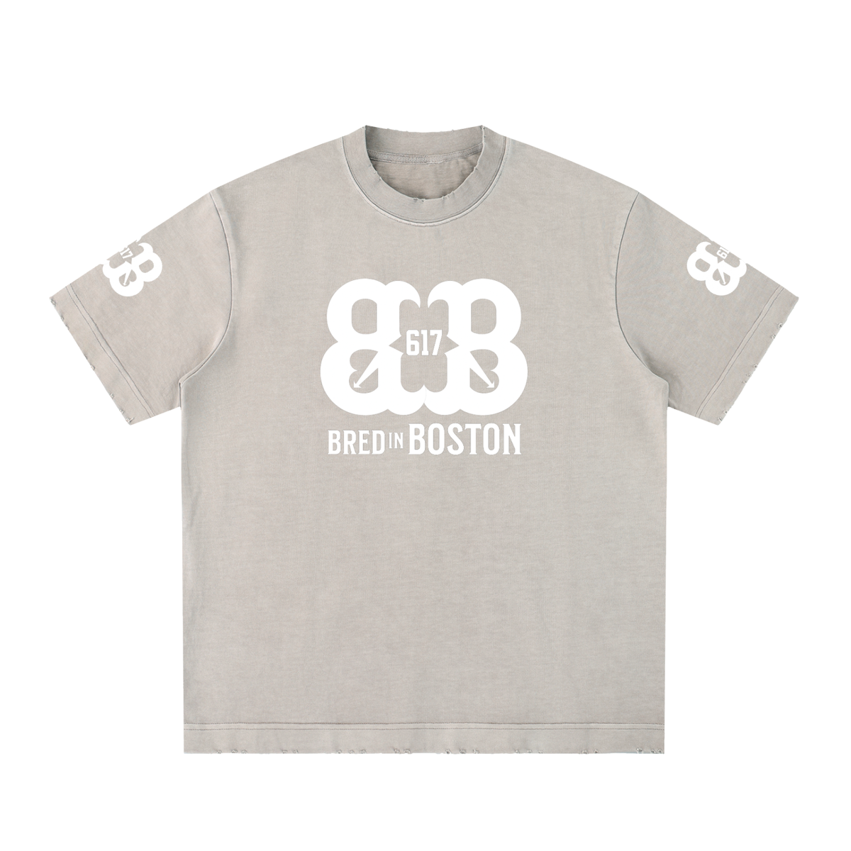 Heavyweight Vintage Washed Frayed T-Shirt