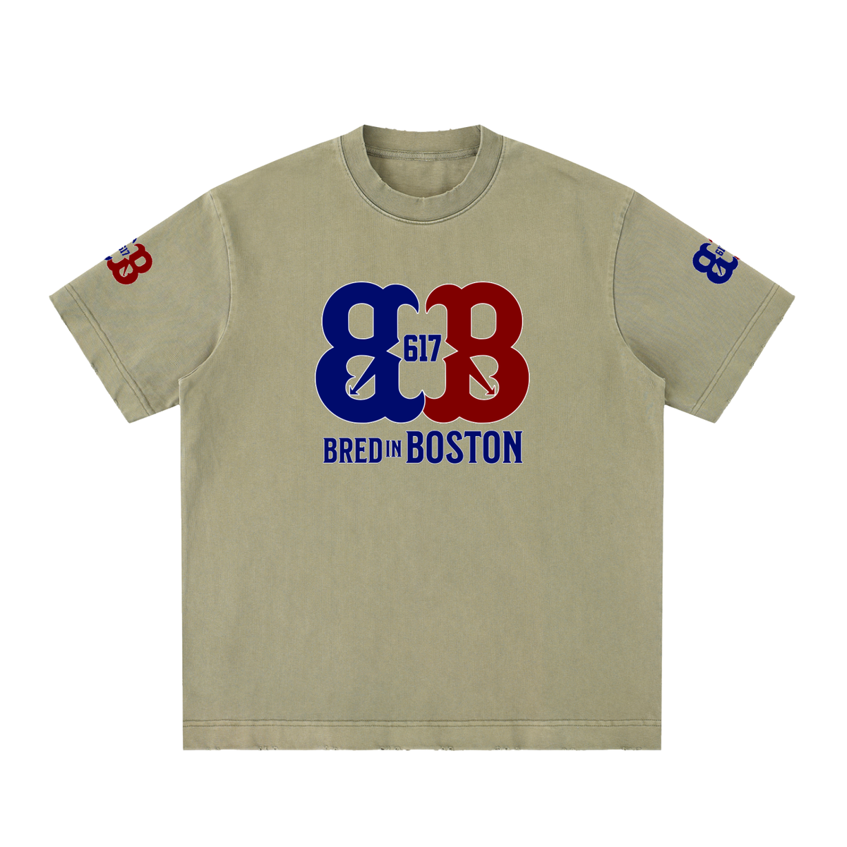 Heavyweight Vintage Washed Frayed T-Shirt