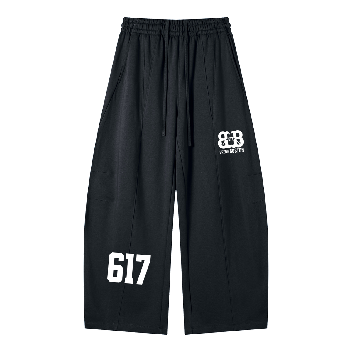 Heavyweight Wide Leg Panel Sweatpants