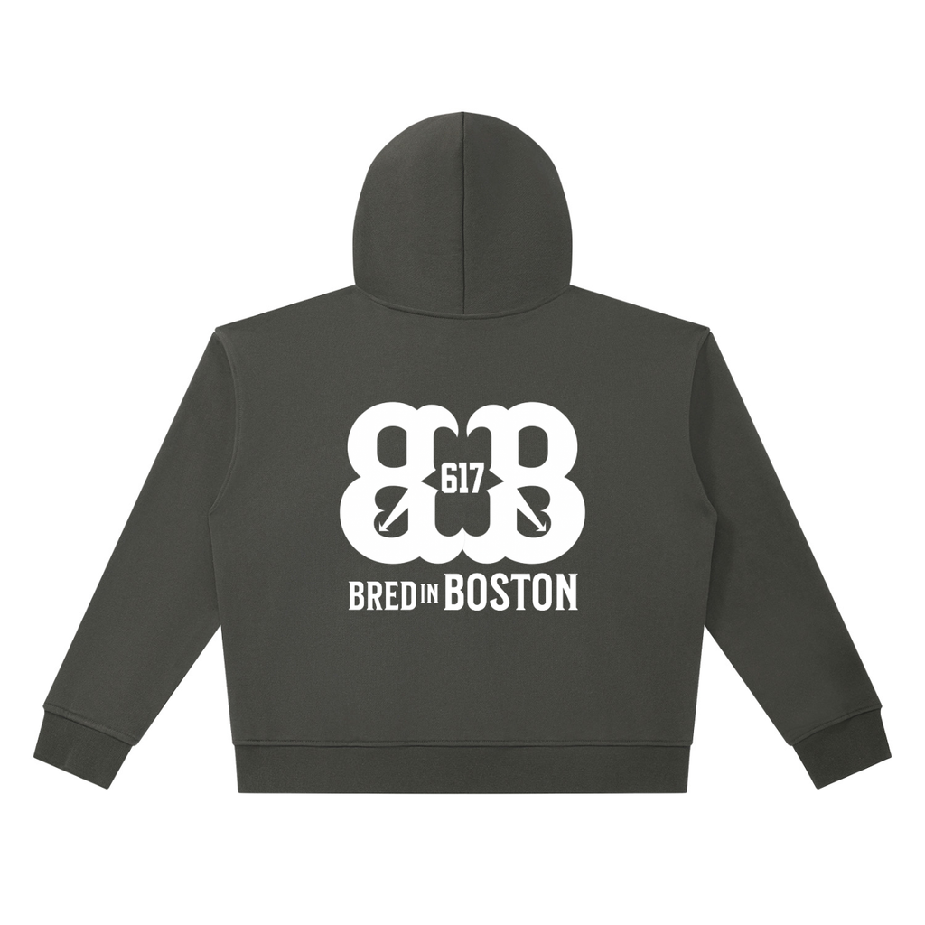 Unisex Heavyweight Full Zip Boxy Hoodie
