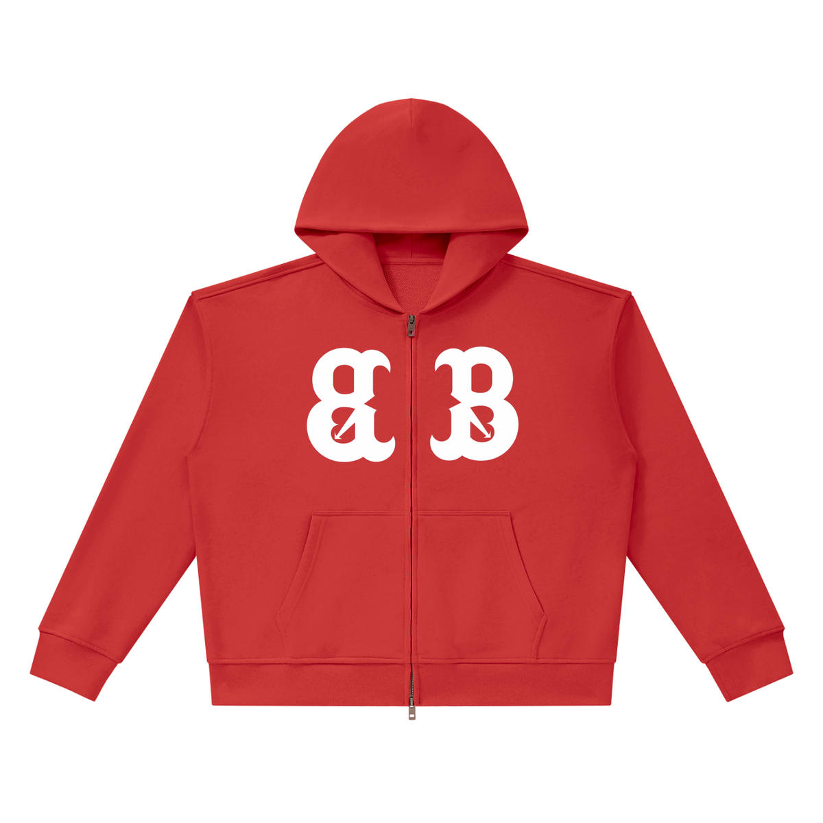 Unisex Heavyweight Full Zip Boxy Hoodie