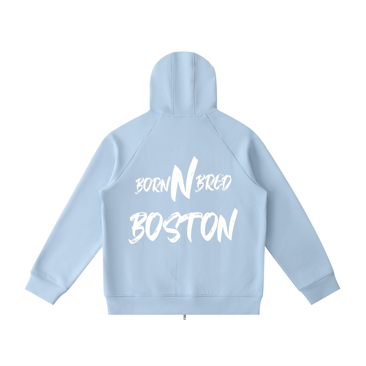 Heavyweight Raglan Sleeve Zip Hoodie