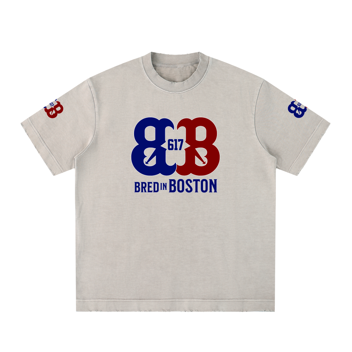 Heavyweight Vintage Washed Frayed T-Shirt