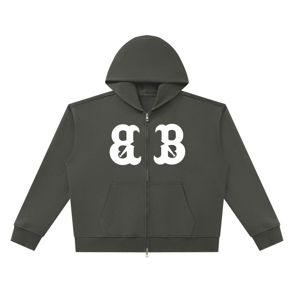 Unisex Heavyweight Full Zip Boxy Hoodie