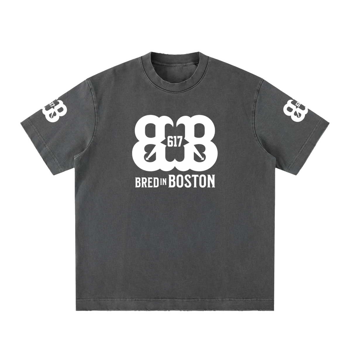 Heavyweight Vintage Washed Frayed T-Shirt
