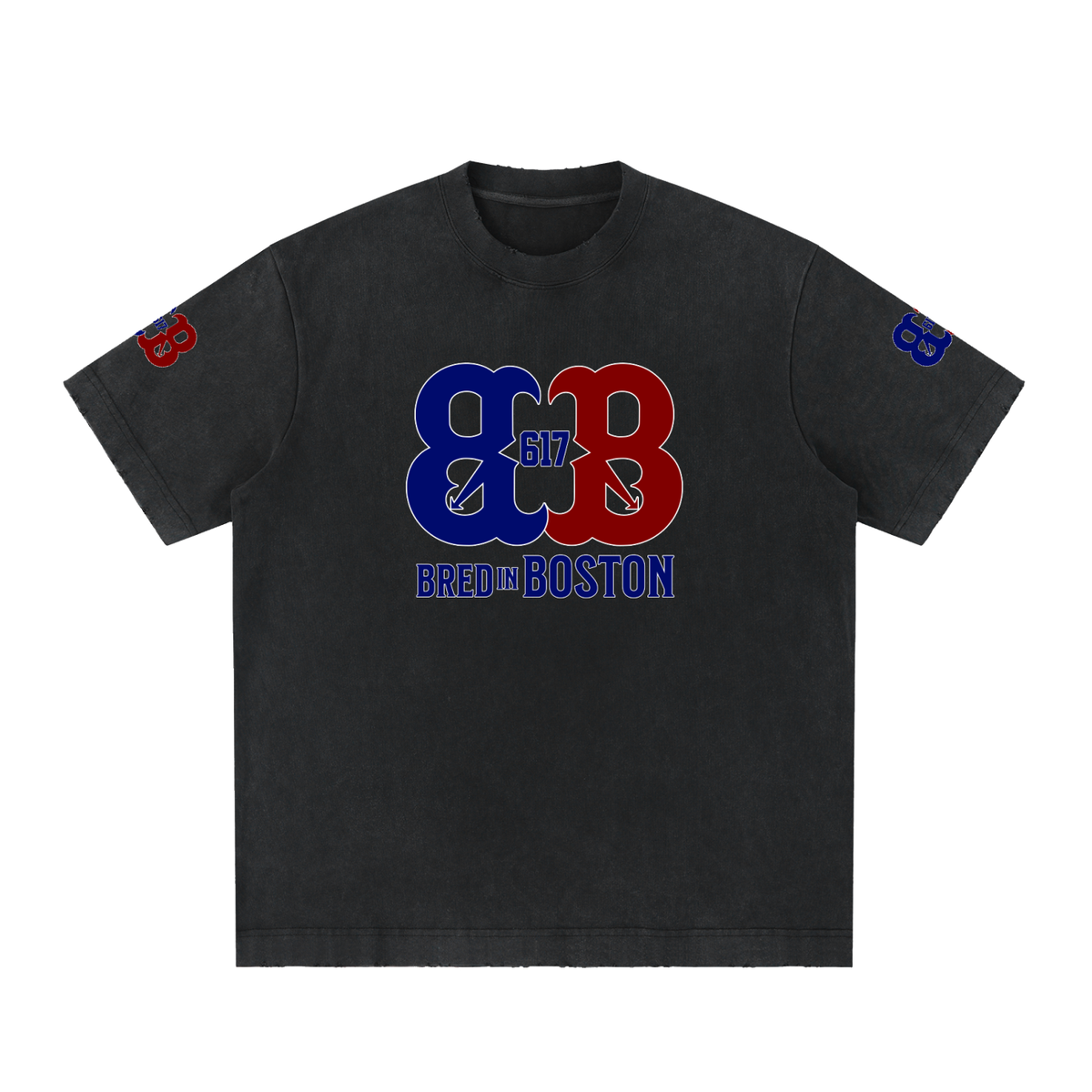 Heavyweight Vintage Washed Frayed T-Shirt