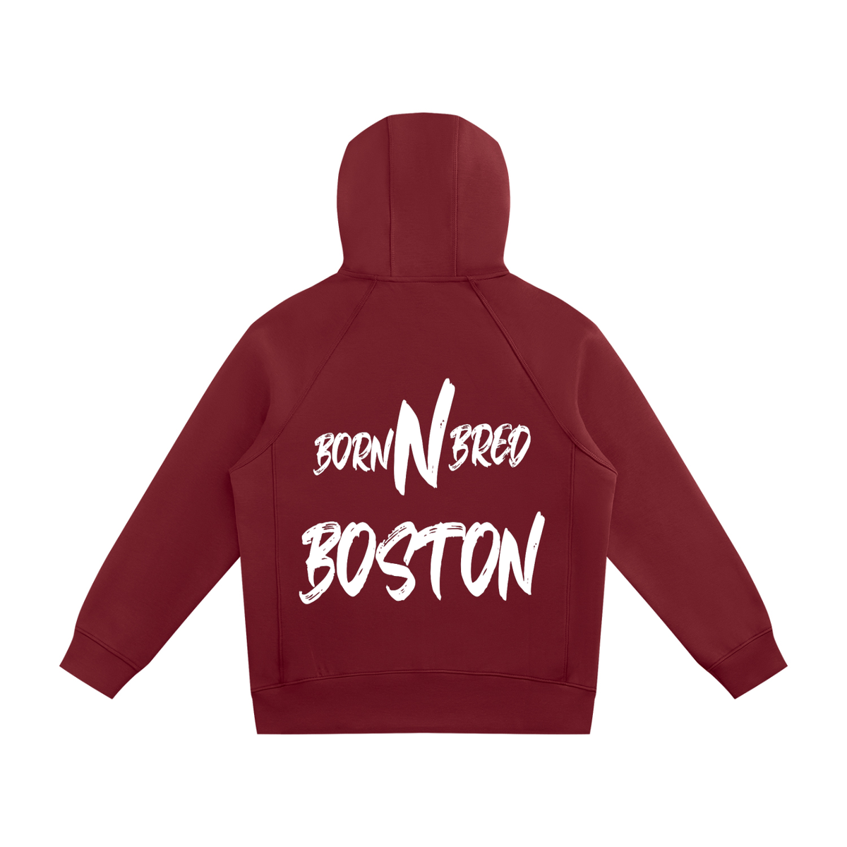 Unisex Raglan Full Zip Hoodie